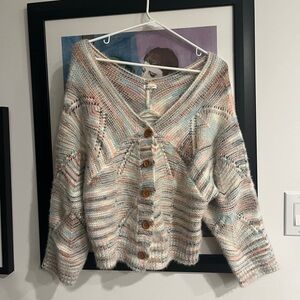 Chunky fuzzy sweater